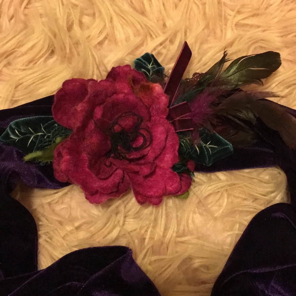 Beautiful handmade sash for girls dress